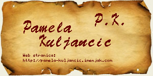 Pamela Kuljančić vizit kartica